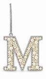 Pearl Alphabet Hanging Ornament – 10cm