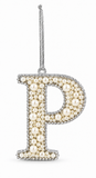 Pearl Alphabet Hanging Ornament – 10cm