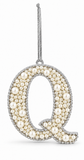 Pearl Alphabet Hanging Ornament – 10cm