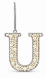 Pearl Alphabet Hanging Ornament – 10cm