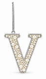 Pearl Alphabet Hanging Ornament – 10cm