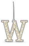 Pearl Alphabet Hanging Ornament – 10cm