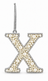 Pearl Alphabet Hanging Ornament – 10cm