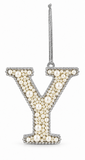 Pearl Alphabet Hanging Ornament – 10cm