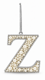 Pearl Alphabet Hanging Ornament – 10cm