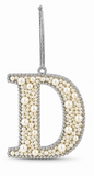 Pearl Alphabet Hanging Ornament – 10cm