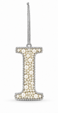 Pearl Alphabet Hanging Ornament – 10cm