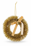 Bristle Wreath Hanging Ornament – 12cm