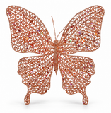 Openwork Glitter Butterfly Clip