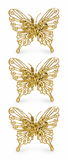 Glitter Sequin Butterfly Clips – 3 Pack