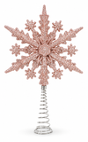 Glitter Snowflake Christmas Tree Topper