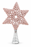 Glitter Snowflake Christmas Tree Topper