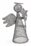 Glitter Angel Decoration – 14cm