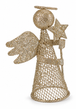 Glitter Angel Decoration – 14cm
