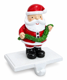 Resin Santa Christmas Stocking Holder