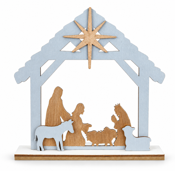 Nativity Silhouette Table Decoration