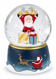 Midnight Sleigh Christmas Snow Globe – 65 mm