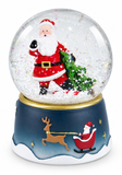 Midnight Sleigh Christmas Snow Globe – 65 mm