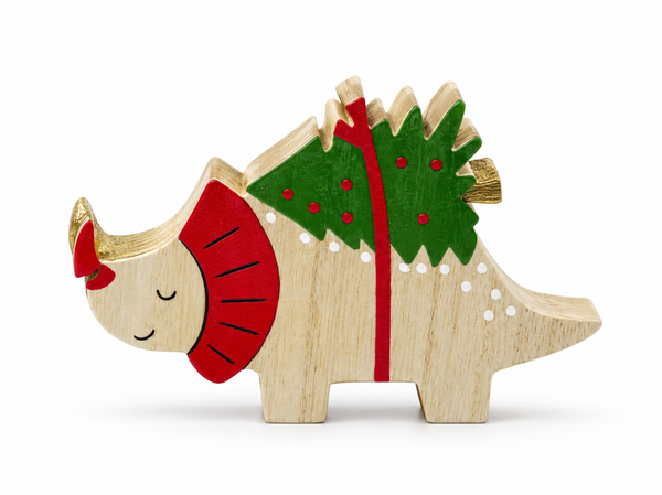 Christmas Dinosaur Table Decoration