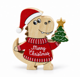 Christmas Dinosaur Table Decoration