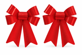 Metallic Christmas Bows â€“ 2 Pack