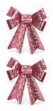 Sequin Christmas Bows â€“ 2 Pack