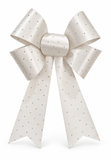 Studded Satin Christmas Bow