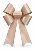 Studded Satin Christmas Bow