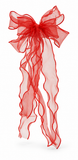 Organza Ruffled Bow