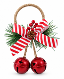 Twin Bell Christmas Door Hanger