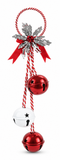 Poinsettia and Three-Bell Door Hanger