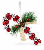 Bell Candy Cane Hanging Decoration – 19cm
