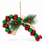 Bell Candy Cane Hanging Decoration – 19cm