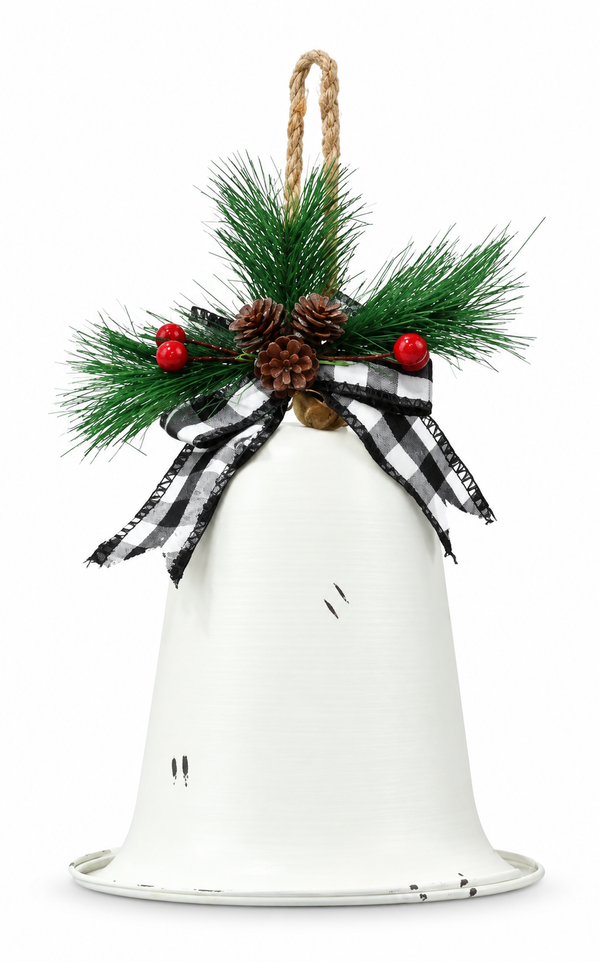 Vintage Rope Hanging Bell – 15cm