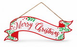 Merry Christmas Scroll Banner