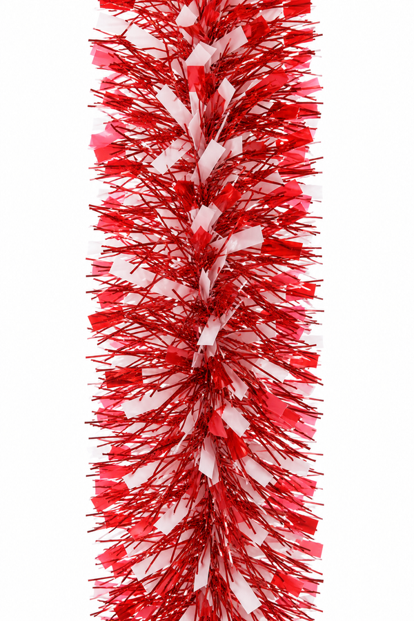 Candy Cane Wide-Cut Tinsel – 2m