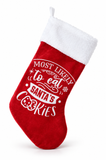 Most Likely To Christmas Stocking - 50 cm