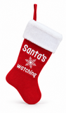 Fleecy Printed Christmas Stocking - 53 cm