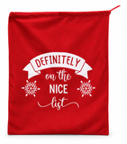 Felt Santa Sack - Definitely on the List