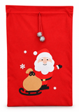 Large Applique Santa Sack
