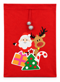Large Applique Santa Sack