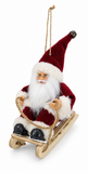 Santa on Sleigh Decoration – 13cm
