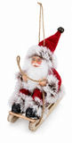 Santa on Sleigh Decoration – 13cm