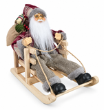Vintage Santa on Sleigh – 30cm