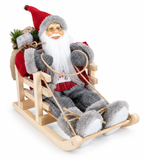Vintage Santa on Sleigh – 30cm
