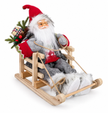 Vintage Santa on Sleigh – 30cm