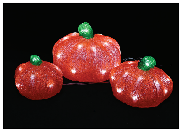 LED Pumpkin Lights 3pk — XH0000007