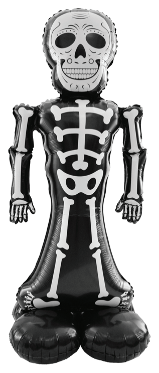 Skeleton Foil Stand-Up Balloon 1.4m — XH0000064