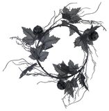 Glitter Skull Vine Wreath Assorted — XH0000079
