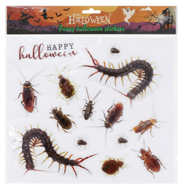 Ghoulish Window Stickers Assorted — XH0000143